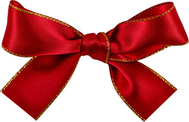 Red Festive Gift Ribbon Bow