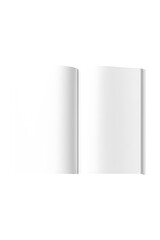 Fototapeta premium Open Empty Notebook Isolated on a Transparent Background