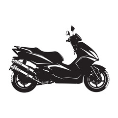 Fototapeta premium modern scotty black silhouette vector