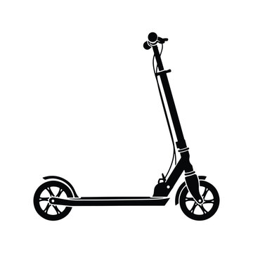 modern scotty black silhouette vector