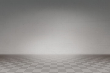 Versatile studio background with checkerboard pattern for product photography or creative design projects, offering a clean, modern aesthetic and professional feel