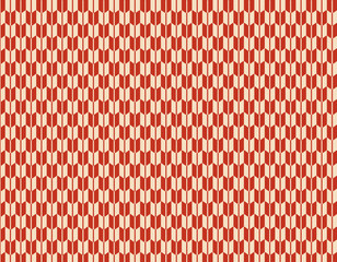 ファブリック素材　おしゃれな和柄背景　矢絣　赤