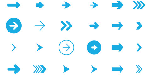 Swipe icon set. Swipe up arrow icons. Arrow buttons for social media. Scroll pictogram. Web icons. Vector illustration. Concepts for Web and Mobile Applications Blue color. Eps 10.