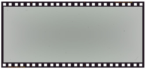 Fototapeta premium vintage 4x5 inch medium format camera sheet film,empty frame for pictures,flat lay. Comeback of analog film photography, free copy space.Isolated on transparent background.