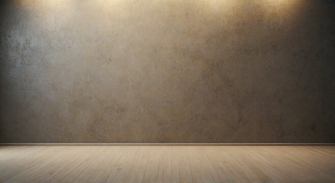 empty room with wall