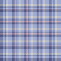 Pastel Blue Pink Tartan Check