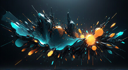 abstract blue background