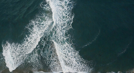 water flowing into the sea