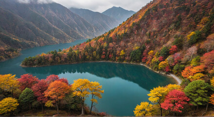 autumn in the mountains