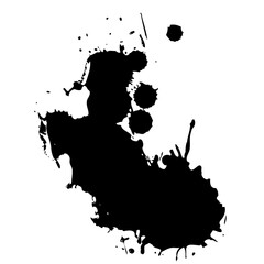 墨スプラッシュ素材