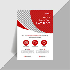 Creative modern business flyer design