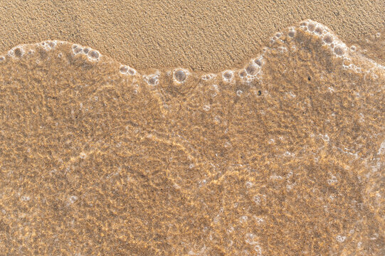 Sea Sand and Water Background in Olympiada, Greece
