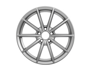 A sleek, modern alloy wheel featuring multiple spokes and a polished finish, designed for high-performance vehicles.