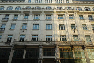 Building in the downtown of Budapest, Hungary