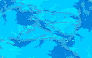 Abstract blue watercolor  background with fluid brush strokes and soft gradients.