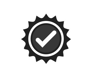 Verified Badge Icon Vector Illustration