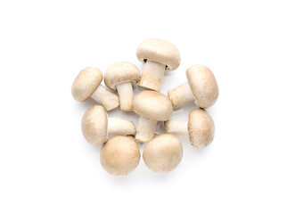 Champignon mushroom isolated on white background