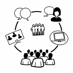 social network concept