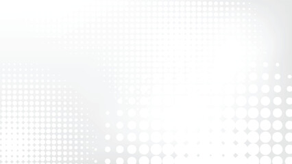 abstract dots pattern background with white and grey color gradient 