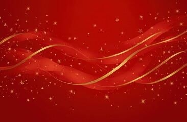 New Year: Sparkling red and gold decor!