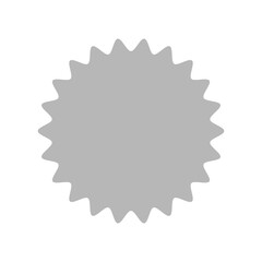Price sticker. Sale label. Paper price tag. Starburst icon set. 