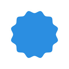 Price sticker. Sale label. Paper price tag. Starburst icon set. 