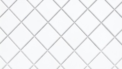 Off-White Ceramic Tile Grid Pattern