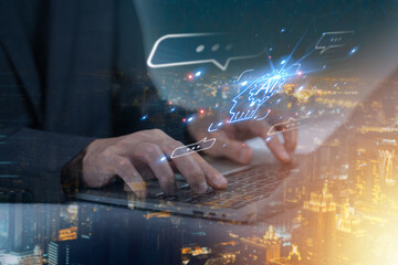 AI chat technology connects people and businesses through smart, digital, and intelligent communication.