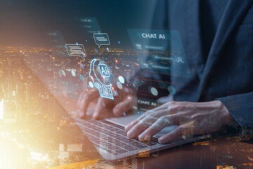 AI chat technology connects people and businesses through smart, digital, and intelligent communication.