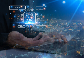 AI chat technology connects people and businesses through smart, digital, and intelligent communication.