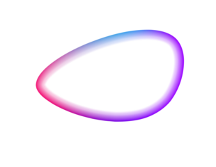 Abstract transparent 3D objects in iridescent style. Smooth and organic vector design. Perfect for creative and modern digital art.