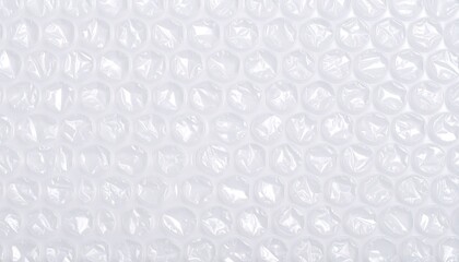 Glossy White Bubble Wrap Texture Background