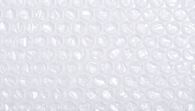 Glossy White Bubble Wrap Texture Background