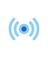 Image of Wifi free icon isolated on white background