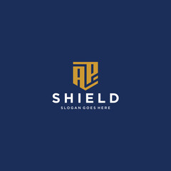 AP Shield Logo Design Inspiration	