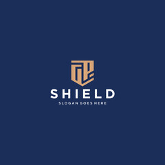 GP Shield Logo Design Inspiration	