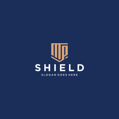 MP Shield Logo Design Inspiration	