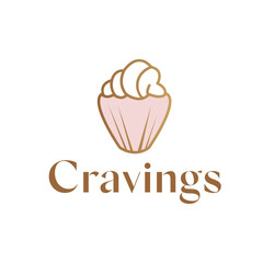 Elegant Cupcake Logo for Bakery Brand