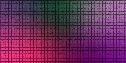 Abstract shiny colorful mosaic tile wall texture background, vintage style. Abstract multicolor mosaic pattern background. Light color mosaic wall background. rounded mosaic background.