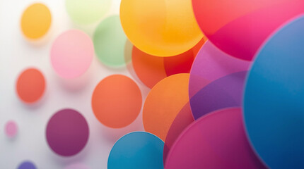 colorful gradient circles