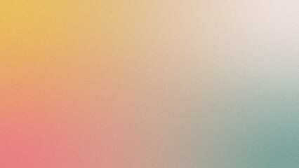 Soft Gradient Background with Yellow, Pink, and Teal Shades Creating Smooth Abstract Texture for Modern Digital Design, Minimal Art, and Colorful Aesthetic Concepts