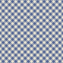 Simple Blue Check Seamless Pattern