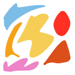 . Vibrant retro abstract background with geometric shapes and bold colors. Perfect for adding a touch of nostalgia to your designs.