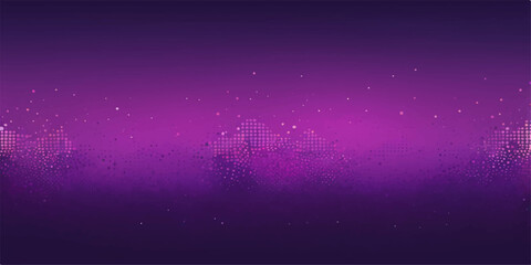 Obraz premium Abstract purple background with shiny light particles in a dark galaxy nebula sky