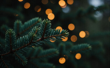 christmas tree with lights