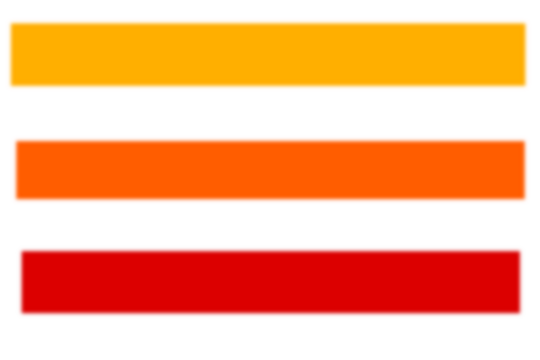 Blurred Color Strip Set – Horizontal Warm Tone Bars in Yellow, Orange, and Red - Powered by Adobe