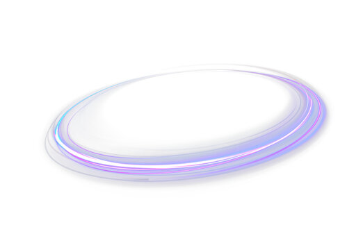 Radiant neon halo PNG with sparkling optical rings. Circular lens flares enhance abstract 3D illustrations. Perfect for futuristic, creative, and magical visuals.