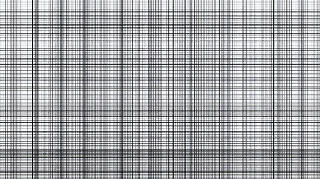 A monochromatic grid pattern with intersecting lines forming a textured background