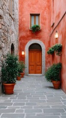 Fototapeta premium door in the old town of dubrovnik croatia