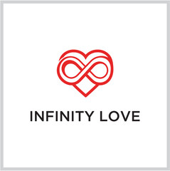 Infinity Love Symbol An Eternal Emblem of Affection and Lasting Romance in Crimson Red